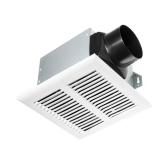 Hampton Bay 80 CFM Ceiling Mount Room Side Installation Heavy-Duty Bathroom Exhaust Fan, ENERGY STAR Hampton Bay 80 CFM Ceiling Mount Room Side Installation Heavy-Duty Bathroom Exhaust Fan, ENERGY STAR