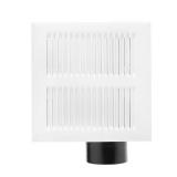 Hampton Bay 80 CFM Ceiling Mount Room Side Installation Heavy-Duty Bathroom Exhaust Fan, ENERGY STAR Hampton Bay 80 CFM Ceiling Mount Room Side Installation Heavy-Duty Bathroom Exhaust Fan, ENERGY STAR