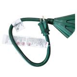2 ft. 14/3 Light Duty Indoor/Outdoor Extension Cord with Multiple Outlet Triple Tap End, Green lot of 10 2 ft. 14/3 Light Duty Indoor/Outdoor Extension Cord with Multiple Outlet Triple Tap End, Green lot of 10