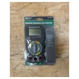 Commercial Electric Manual-Ranging Digital Multi-Meter Commercial Electric Manual-Ranging Digital Multi-Meter