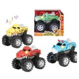 DDI Dino Monster Friction Power Truck with Light & Sound - Assorted Case of 24 DDI Dino Monster Friction Power Truck with Light & Sound - Assorted Case of 24