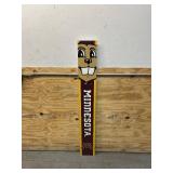 Minnesota Gophers Welcome Sign, 60" H, 8" L Scratch Minnesota Gophers Welcome Sign, 60" H, 8" L Scratch