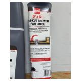 Oatey - Lot of 2 - 5  x 6  Pre-Cut Shower Pan Liner Oatey - Lot of 2 - 5  x 6  Pre-Cut Shower Pan Liner