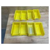 Akrobins - Lot of 8 - Plastic Storage Bins Akrobins - Lot of 8 - Plastic Storage Bins