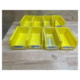 Akrobins - Lot of 8 - Plastic Storage Bins Akrobins - Lot of 8 - Plastic Storage Bins