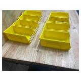 Akrobins - Lot of 8 - Plastic Storage Bins Akrobins - Lot of 8 - Plastic Storage Bins