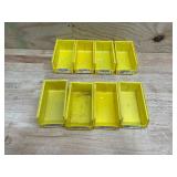 Akrobins - Lot of 8 - Plastic Storage Bins Akrobins - Lot of 8 - Plastic Storage Bins