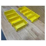 Akrobins - Lot of 8 - Plastic Storage Bins Akrobins - Lot of 8 - Plastic Storage Bins