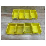Akrobins and ULine - Lot of 8 - Plastic Storage Bins Akrobins and ULine - Lot of 8 - Plastic Storage Bins