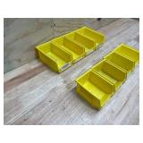 Akrobins and ULine - Lot of 8 - Plastic Storage Bins Akrobins and ULine - Lot of 8 - Plastic Storage Bins