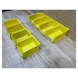 Akrobins and ULine - Lot of 8 - Plastic Storage Bins Akrobins and ULine - Lot of 8 - Plastic Storage Bins