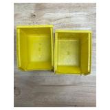 Akrobins and ULine - Lot of 8 - Plastic Storage Bins Akrobins and ULine - Lot of 8 - Plastic Storage Bins
