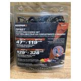 Lot of 3 - Keeper - 36  x 47  Adjustable Cargo ZipNet - Fully Adjustable and Expands to Maximum Stretched Size of 111  x 129 Lot of 3 - Keeper - 36  x 47  Adjustable Cargo ZipNet - Fully Adjustable and Expands to Maximum Stretched Size of 111  x 129