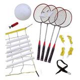 Wham-O Extreme Sports Recreational Badminton and Volleyball Combo Set, Including Volleyball/Badminton Net System and Accessories Wham-O Extreme Sports Recreational Badminton and Volleyball Combo Set, Including Volleyball/Badminton Net System and Accessories