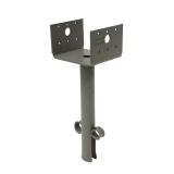 Simpson Strong-Tie 10.31 in. H X 3.56 in. W 12 Ga. Steel Elevated Post Base lot of 4 Simpson Strong-Tie 10.31 in. H X 3.56 in. W 12 Ga. Steel Elevated Post Base lot of 4