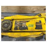 Yellow Jacket Low-Profile Super-Duty Jack, 3-Ton Lift Capacity, 4in.-23in. Lift Range Yellow Jacket Low-Profile Super-Duty Jack, 3-Ton Lift Capacity, 4in.-23in. Lift Range
