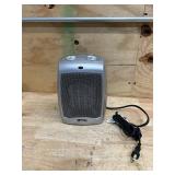 Lasko 9" 1500W Electric Ceramic Space Heater with Adjustable Thermostat, Silver, 754200 Lasko 9" 1500W Electric Ceramic Space Heater with Adjustable Thermostat, Silver, 754200