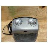 Lasko 9" 1500W Electric Ceramic Space Heater with Adjustable Thermostat, Silver, 754200 Lasko 9" 1500W Electric Ceramic Space Heater with Adjustable Thermostat, Silver, 754200