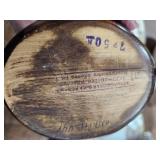 Vintage Floral Dishes & Unique Wood Bowl