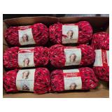 7-Skeins Deborah Norville Premium Yarns - Cuddle Fleece/Lady Bug