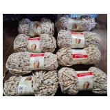 8-Skeins Deborah Norville Premium Yarns - Cuddle Fleece/Biscuit