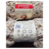 8-Skeins Deborah Norville Premium Yarns - Cuddle Fleece/Biscuit
