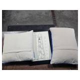 2-Decorative Wool Throw Pillows (Nice Quality), 1-Framed Lighthouse Print