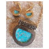 BARSE THAILAND Pendant And Earrings Set