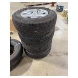 QTY 4 - MICHELIN PRIMACY LTX 245/70R17 WHEELS & TIRES QTY 4 - MICHELIN PRIMACY LTX 245/70R17 WHEELS & TIRES