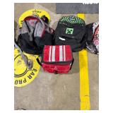 QTY 4 BACKPACKS,SOFT COOLER, & COLLAPSIBLE STORAGE BAG QTY 4 BACKPACKS,SOFT COOLER, & COLLAPSIBLE STORAGE BAG