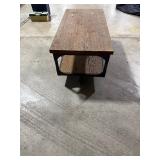 24" X 48" X 20" ROLLING COFFEE TABLE 24" X 48" X 20" ROLLING COFFEE TABLE