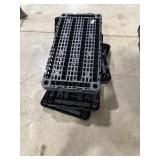 PLASTIC SHELVING UNIT 4 SHELVES PLASTIC SHELVING UNIT 4 SHELVES