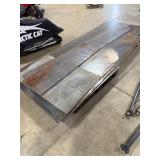 QTY 4- 4FT X 8 FT SHEETS OF 10 GUAGE COLD ROLL STEEL, & 3/8" THICK REMINATES QTY 4- 4FT X 8 FT SHEETS OF 10 GUAGE COLD ROLL STEEL, & 3/8" THICK REMINATES