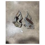 1955 FORD HOOD BRACKETS 1955 FORD HOOD BRACKETS