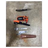 BONE SAW, KNIVES, & SPOON/FORK/KNIFE COMBO BONE SAW, KNIVES, & SPOON/FORK/KNIFE COMBO