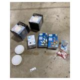 2- CEAILING LIGHTS, PUCK LIGHTS, MINI XMAS LIGHTS, BULBS 2- CEAILING LIGHTS, PUCK LIGHTS, MINI XMAS LIGHTS, BULBS