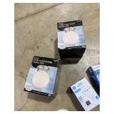 2- CEAILING LIGHTS, PUCK LIGHTS, MINI XMAS LIGHTS, BULBS 2- CEAILING LIGHTS, PUCK LIGHTS, MINI XMAS LIGHTS, BULBS