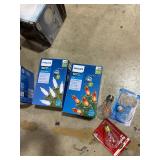 2- CEAILING LIGHTS, PUCK LIGHTS, MINI XMAS LIGHTS, BULBS 2- CEAILING LIGHTS, PUCK LIGHTS, MINI XMAS LIGHTS, BULBS