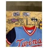 TABLE FULL OF TWINS & MINNESOTA SPORTS GEAR SWAG TABLE FULL OF TWINS & MINNESOTA SPORTS GEAR SWAG