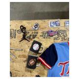 TABLE FULL OF TWINS & MINNESOTA SPORTS GEAR SWAG TABLE FULL OF TWINS & MINNESOTA SPORTS GEAR SWAG