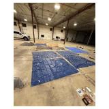 QTY 13 TARPS OF VARIOUS SIZES QTY 13 TARPS OF VARIOUS SIZES