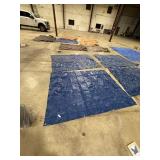 QTY 13 TARPS OF VARIOUS SIZES QTY 13 TARPS OF VARIOUS SIZES
