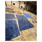 QTY 13 TARPS OF VARIOUS SIZES QTY 13 TARPS OF VARIOUS SIZES