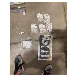 5) FORD 1949-67 EXHAUST PIPE FLANGE RING, HEATER BOX SEAL KIT 61-62, & HOLLEY CARB BASE GASKET 5) FORD 1949-67 EXHAUST PIPE FLANGE RING, HEATER BOX SEAL KIT 61-62, & HOLLEY CARB BASE GASKET