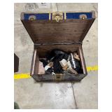 OLD TRUNK FULL OF WOMENS SHOES OLD TRUNK FULL OF WOMENS SHOES