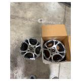 QTY 2- DWT 12" X 8" UTV WHEELS QTY 2- DWT 12" X 8" UTV WHEELS