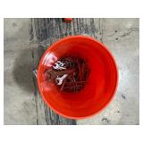BUCKET OF OPEN END WRENCHES & RATCHET WRENCHES BUCKET OF OPEN END WRENCHES & RATCHET WRENCHES