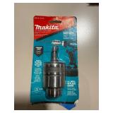 MAKITA 3/8" KEYLESS CHUCK ADAPTER UNIVERSAL SHANK 1/4" MAKITA 3/8" KEYLESS CHUCK ADAPTER UNIVERSAL SHANK 1/4"