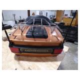 2008 ULTRA REAR TOURING PACK & WINDSHIELD BAG COPPER & BLACKTRUNCK WITH SPEAKERS ONE IS PUNCHURED OTHER WISE TRUNK IS SUPER CLEAN 2008 ULTRA REAR TOURING PACK & WINDSHIELD BAG COPPER & BLACKTRUNCK WITH SPEAKERS ONE IS PUNCHURED OTHER WISE TRUNK IS SUPER CLEAN