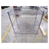 3 TIER CHROME MESH SHELF 3 TIER CHROME MESH SHELF